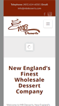 Mobile Screenshot of mbdesserts.com